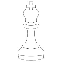 chess king single